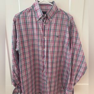 Men’s Southern Marsh Button Down Shirt, Medium